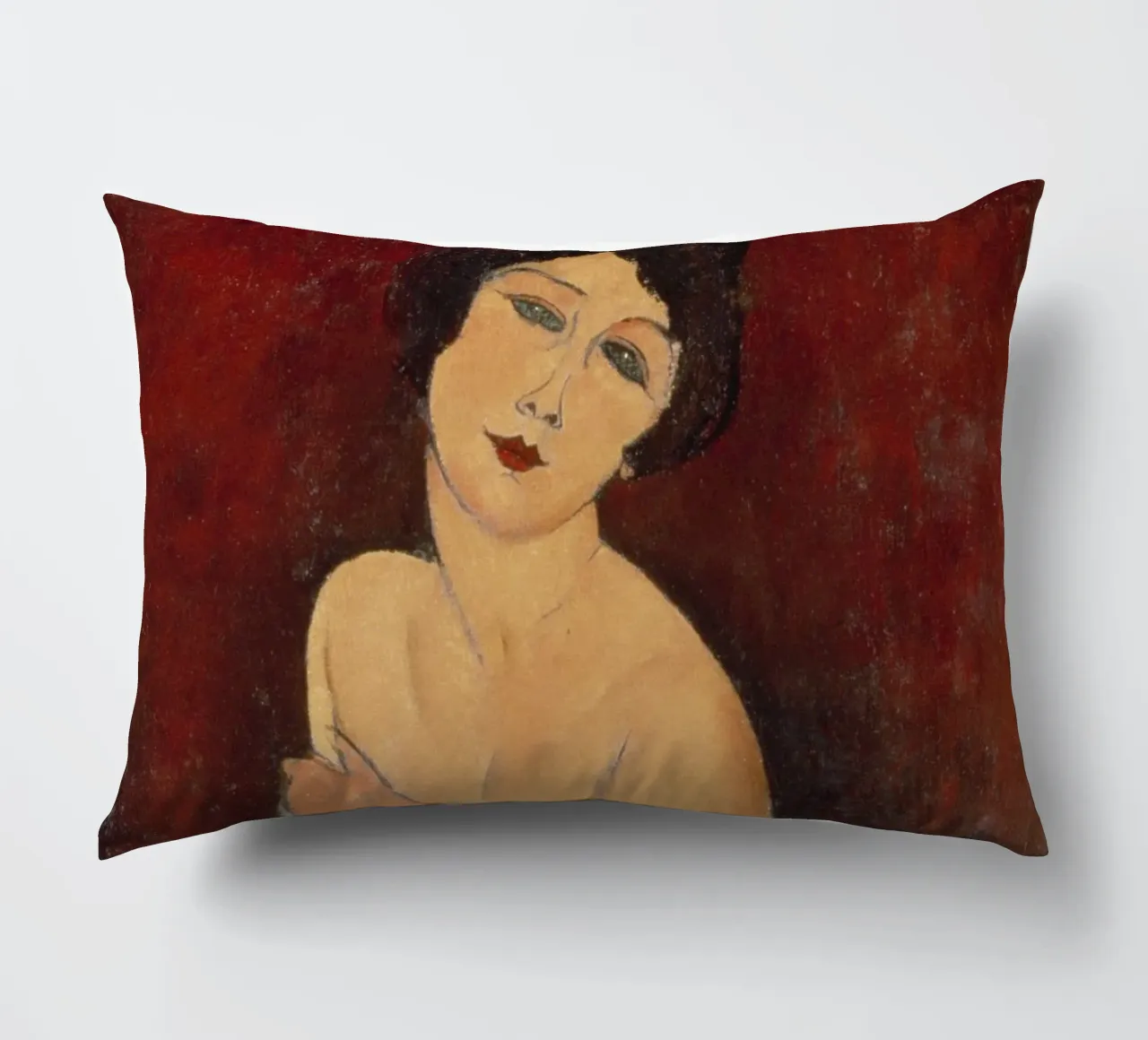 Amadeo Modigliani - Nudo seduto su un divano cuscino da ARTOTHEK