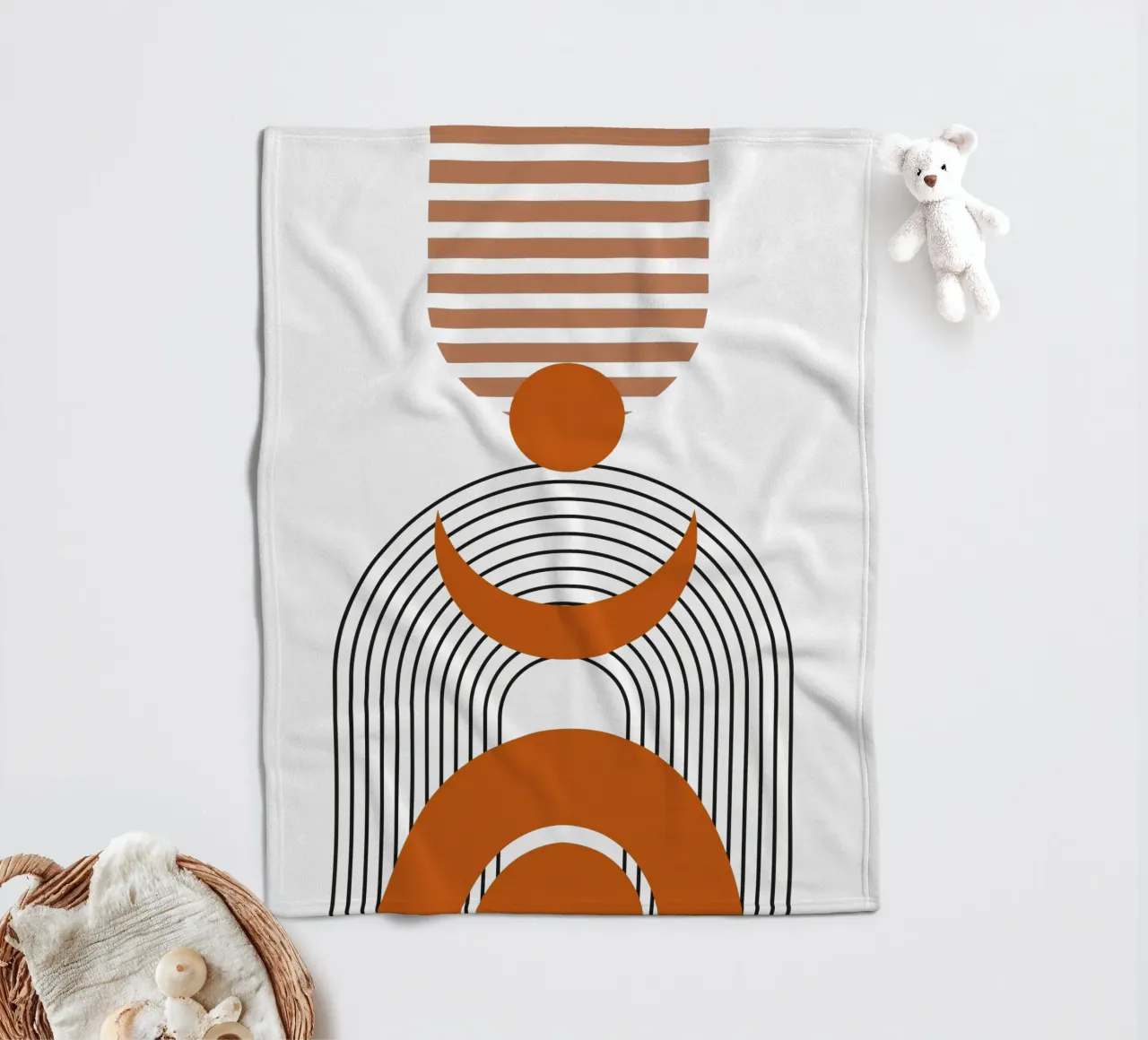 Boho Minimalista Moderno Semplice coperta in pile da YSV MINIMALIST