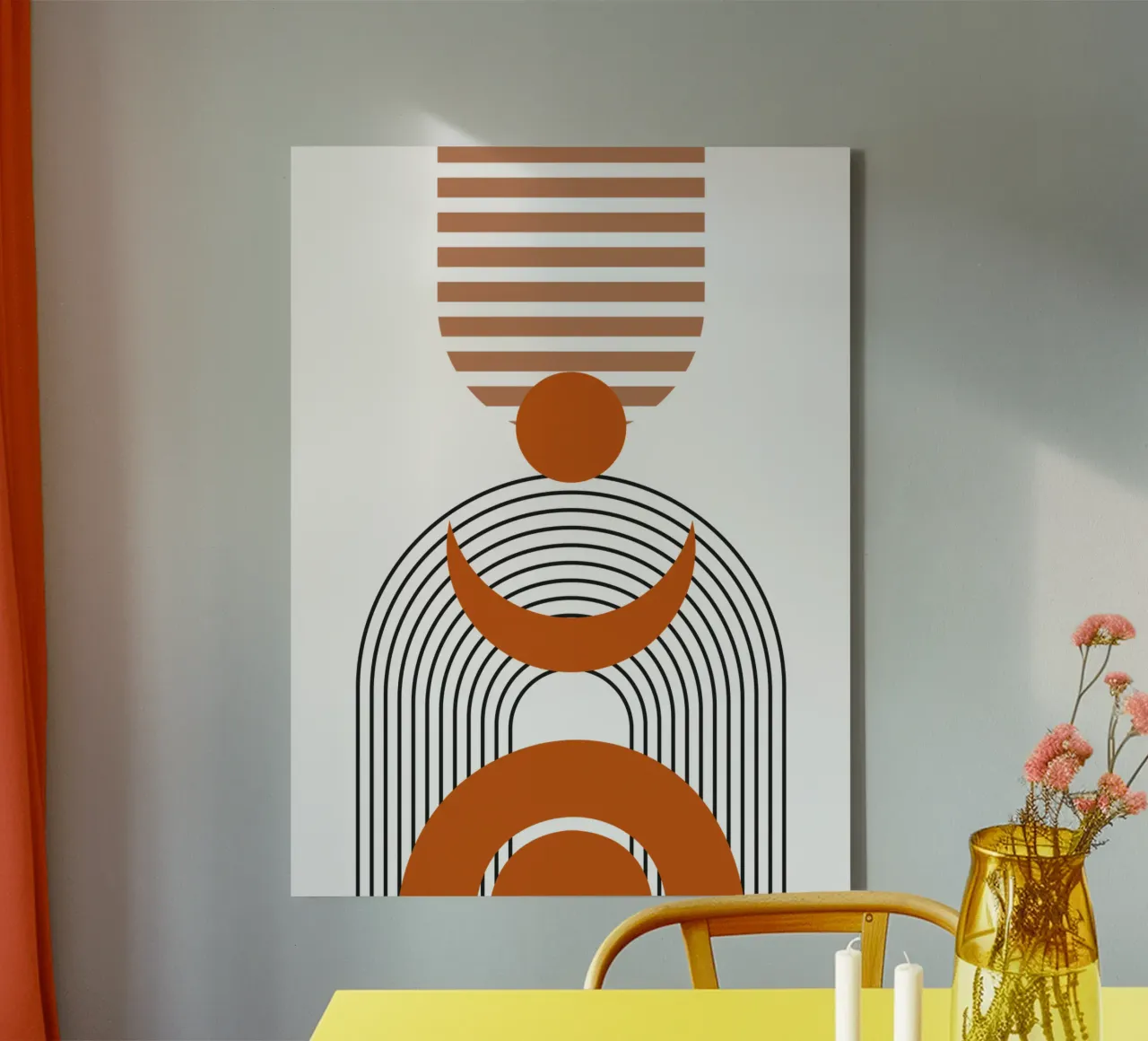 Boho Minimalist Modern Simple canvas by YSV MINIMALIST