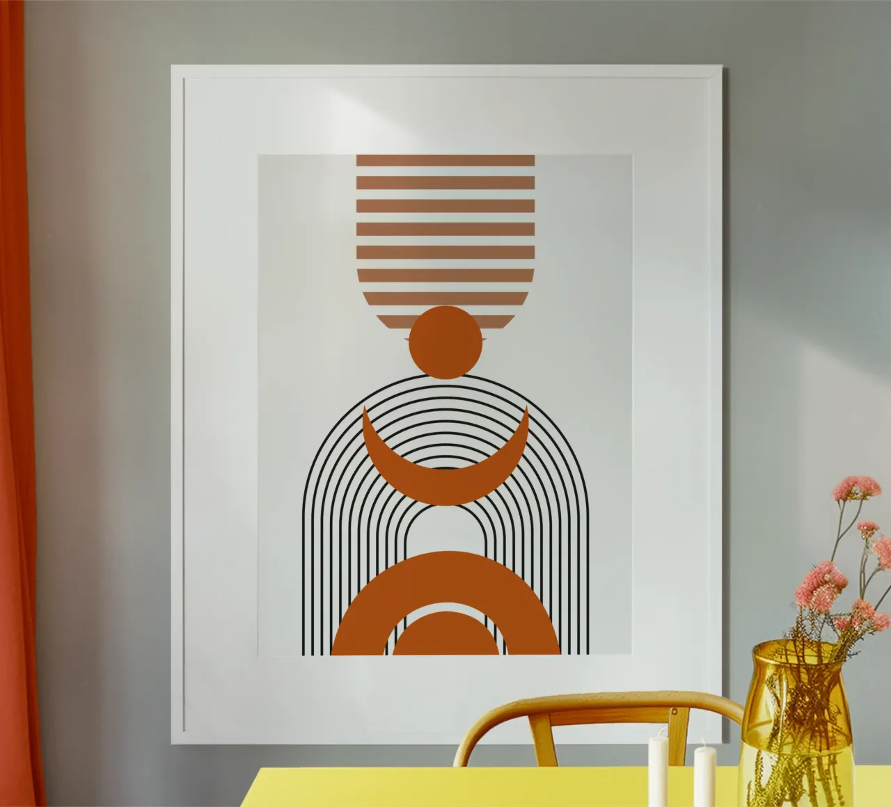 Boho Minimalista Moderno Semplice poster da YSV MINIMALIST