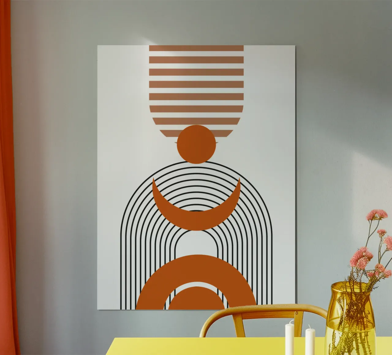 Boho Minimalista Moderno Semplice poster da YSV MINIMALIST