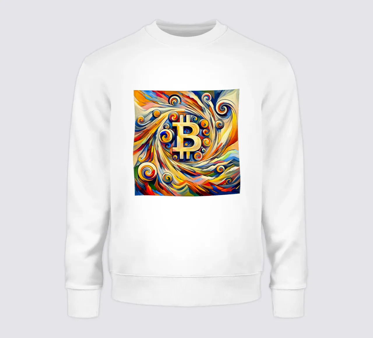Swirl_BTC felpa da Crypto_Jungle