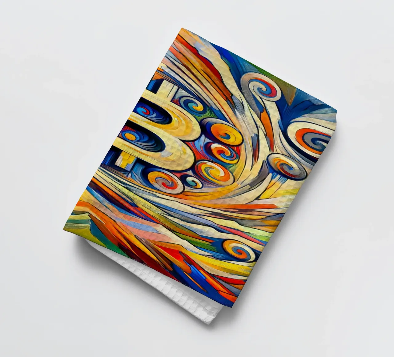 Swirl_BTC canovaccio da cucina da Crypto_Jungle