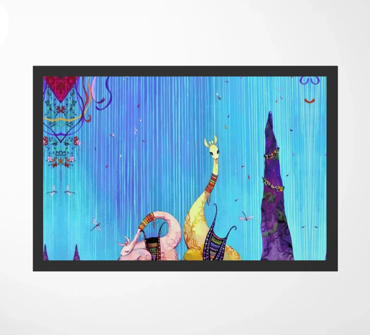 Summer Waterfall doormat by Naito Shinpei