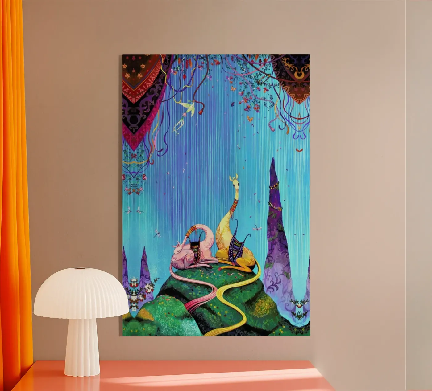 Summer Waterfall Acryl-Glas von Naito Shinpei