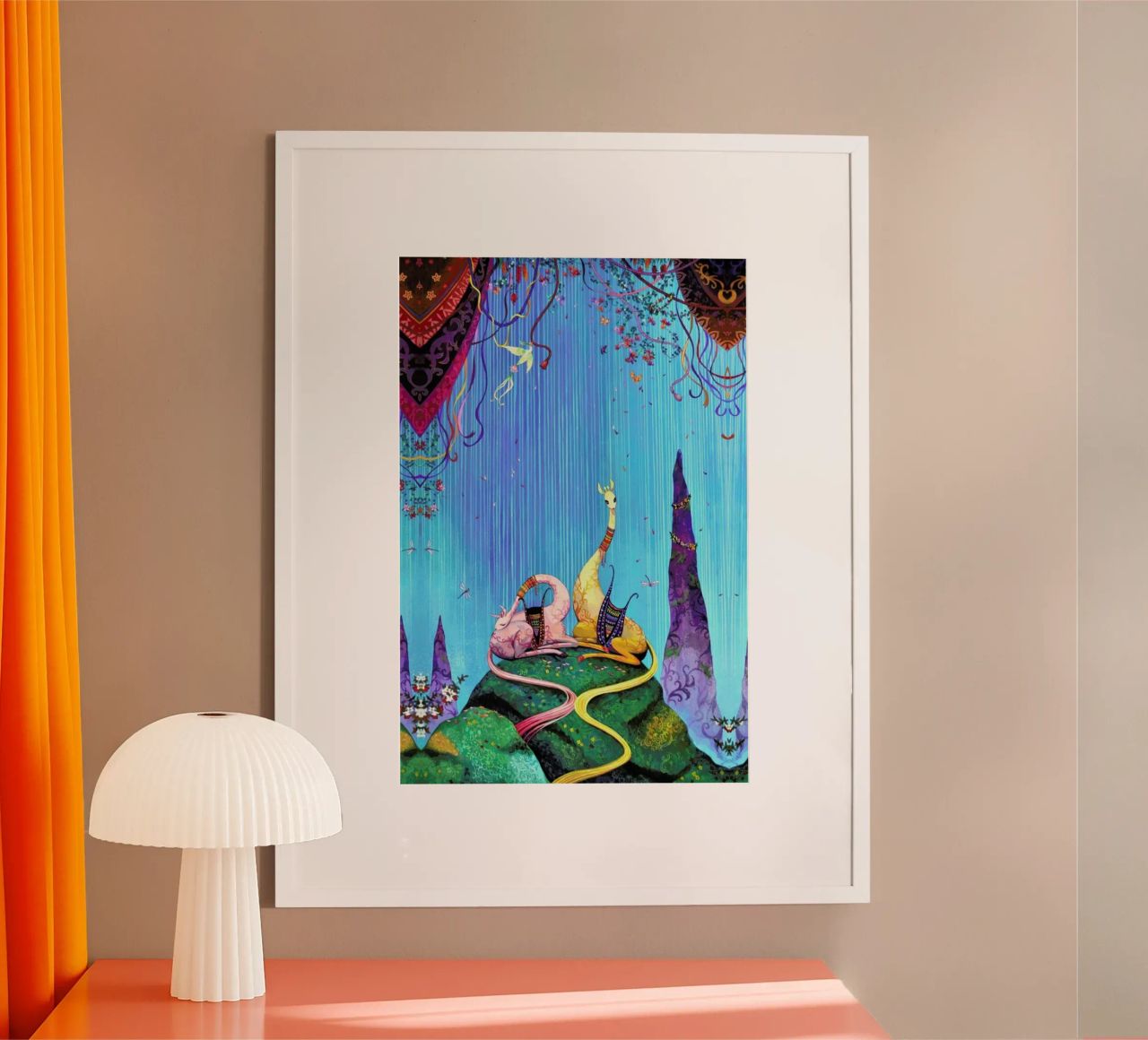 Summer Waterfall poster by Naito Shinpei