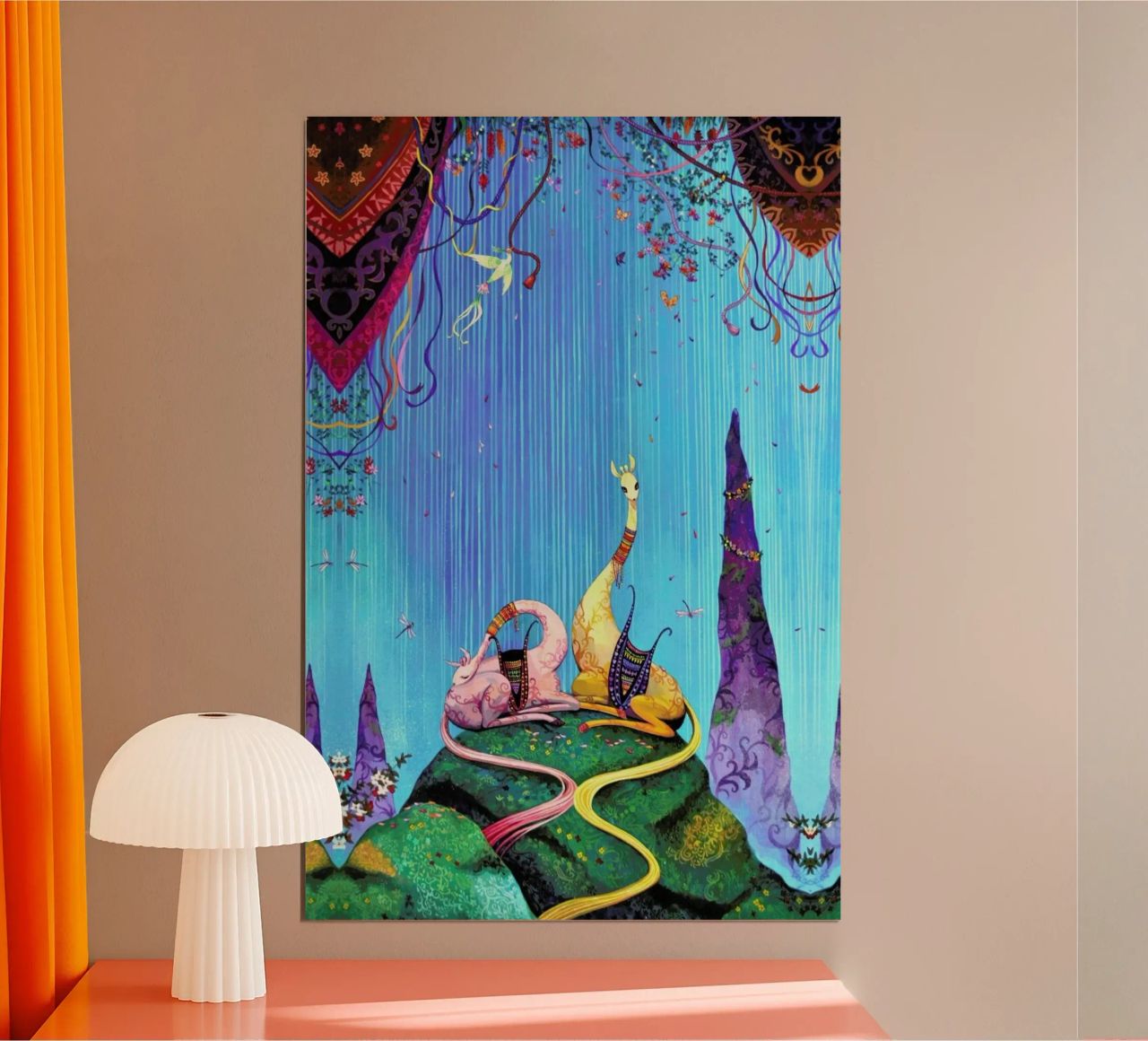 Summer Waterfall poster by Naito Shinpei