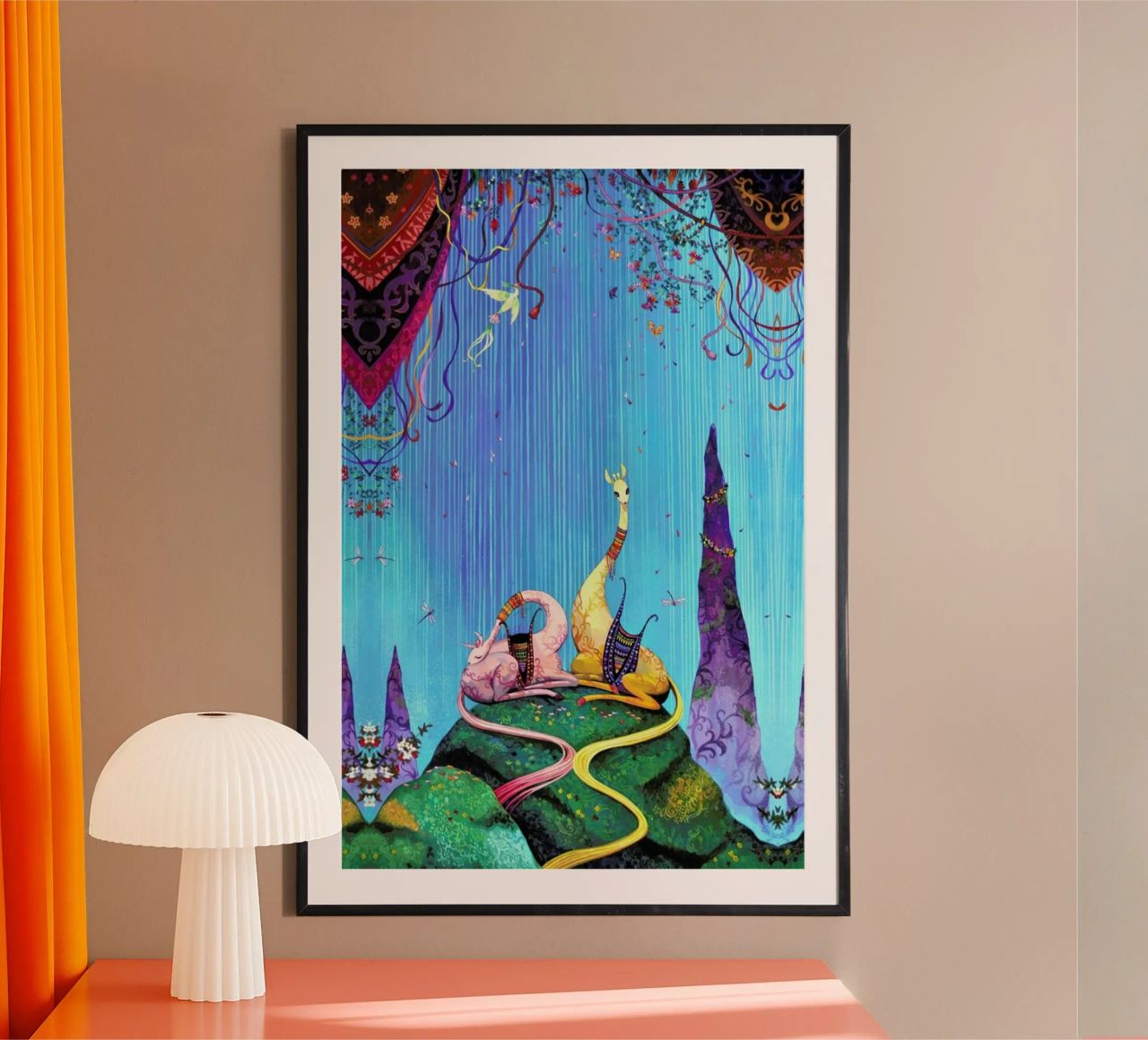 Summer Waterfall poster by Naito Shinpei