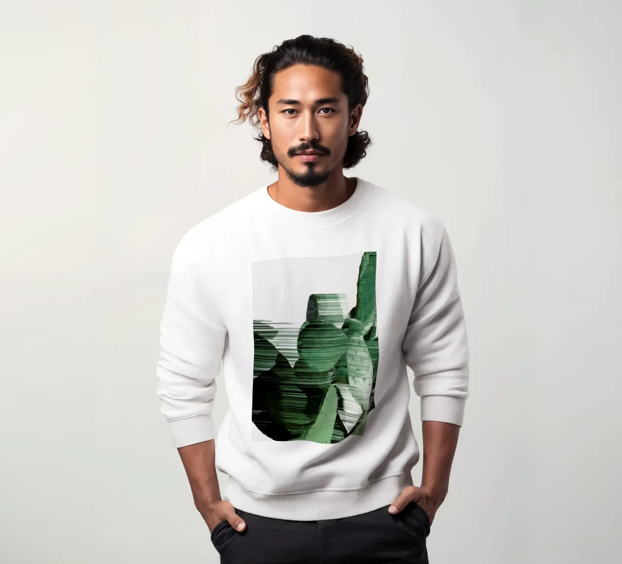 Sorted Cactus sweatshirt van Adam Priester