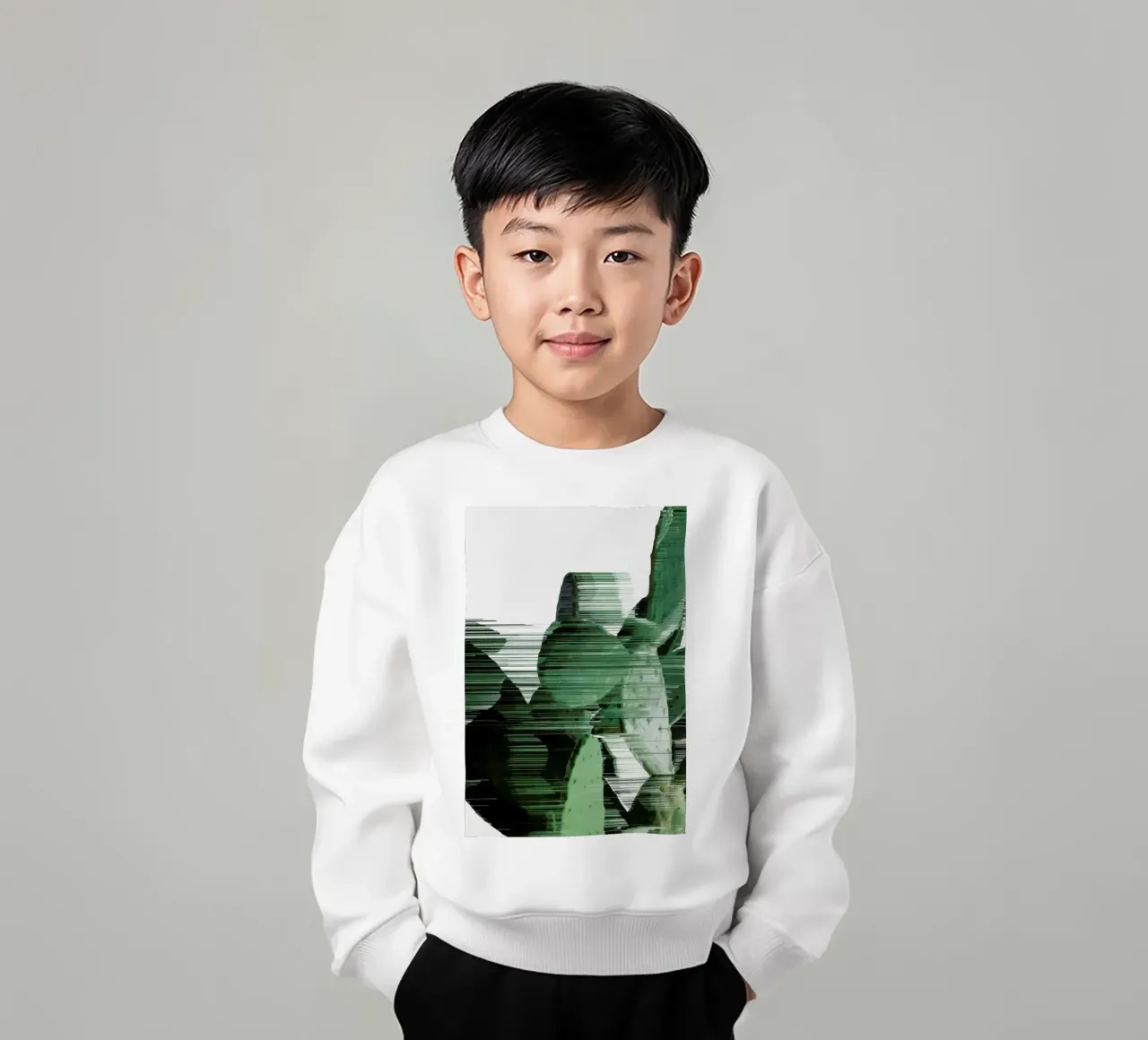 Sorted Cactus kinder sweatshirt van Adam Priester