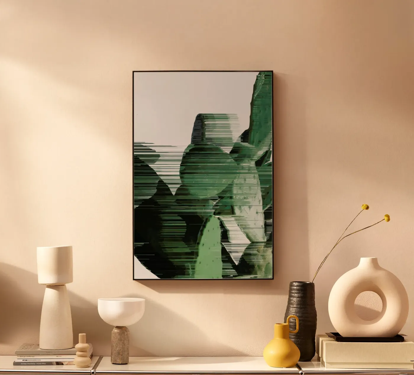 Sorted Cactus acryl van Adam Priester