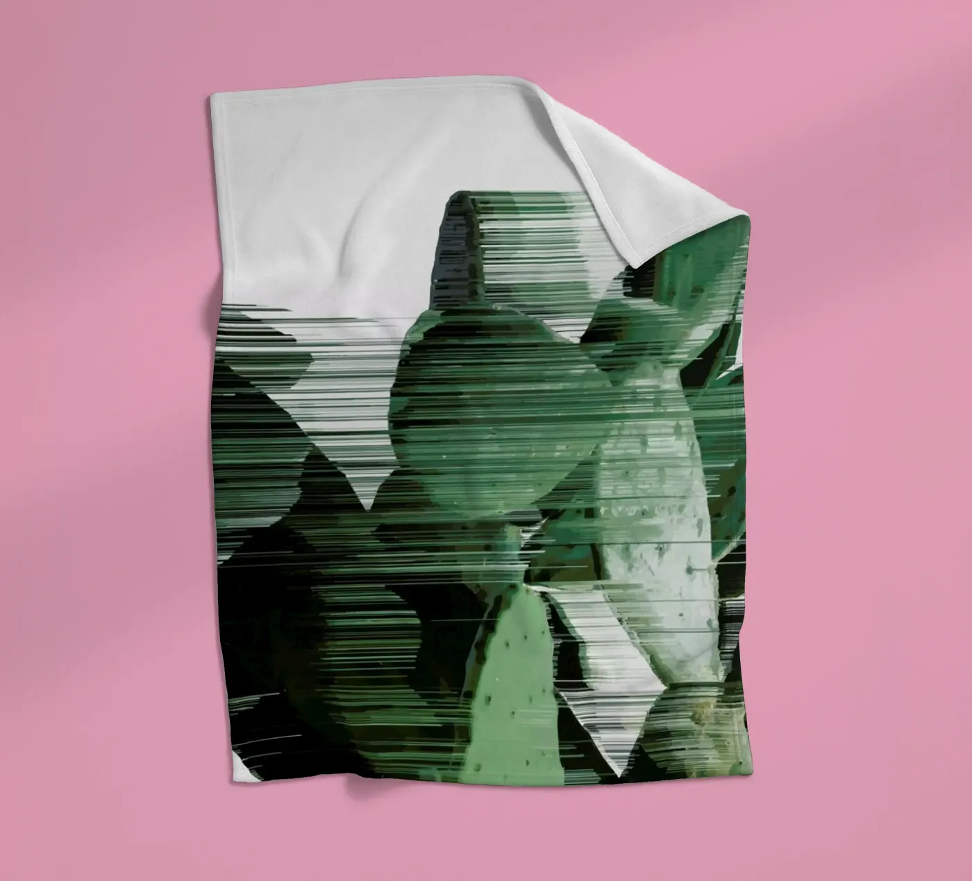 Sorted Cactus fleecedeken van Adam Priester