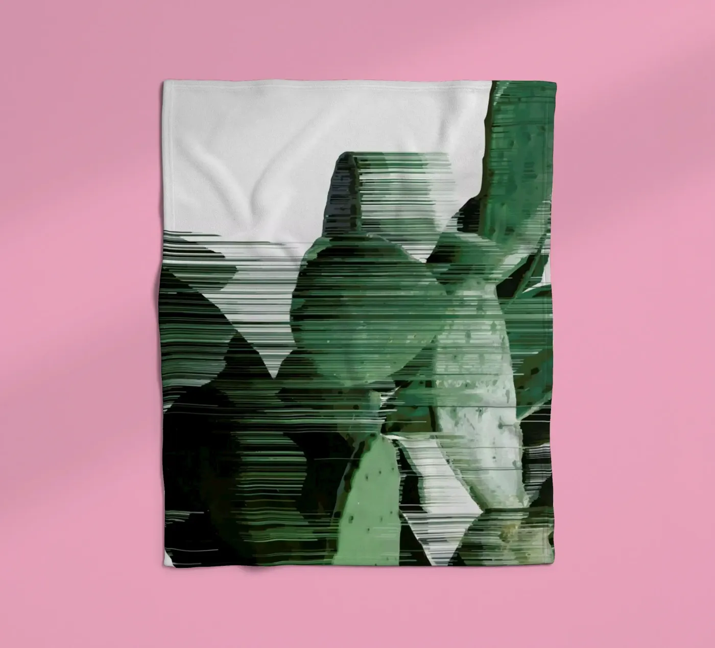 Sorted Cactus fleecedeken van Adam Priester