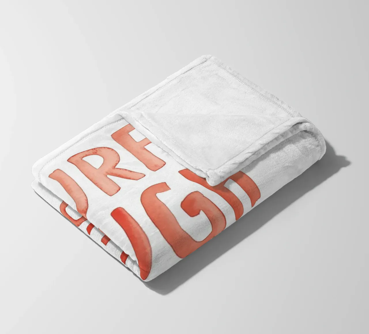 Surf Laugh Eat Repeat coperta in pile da treechild