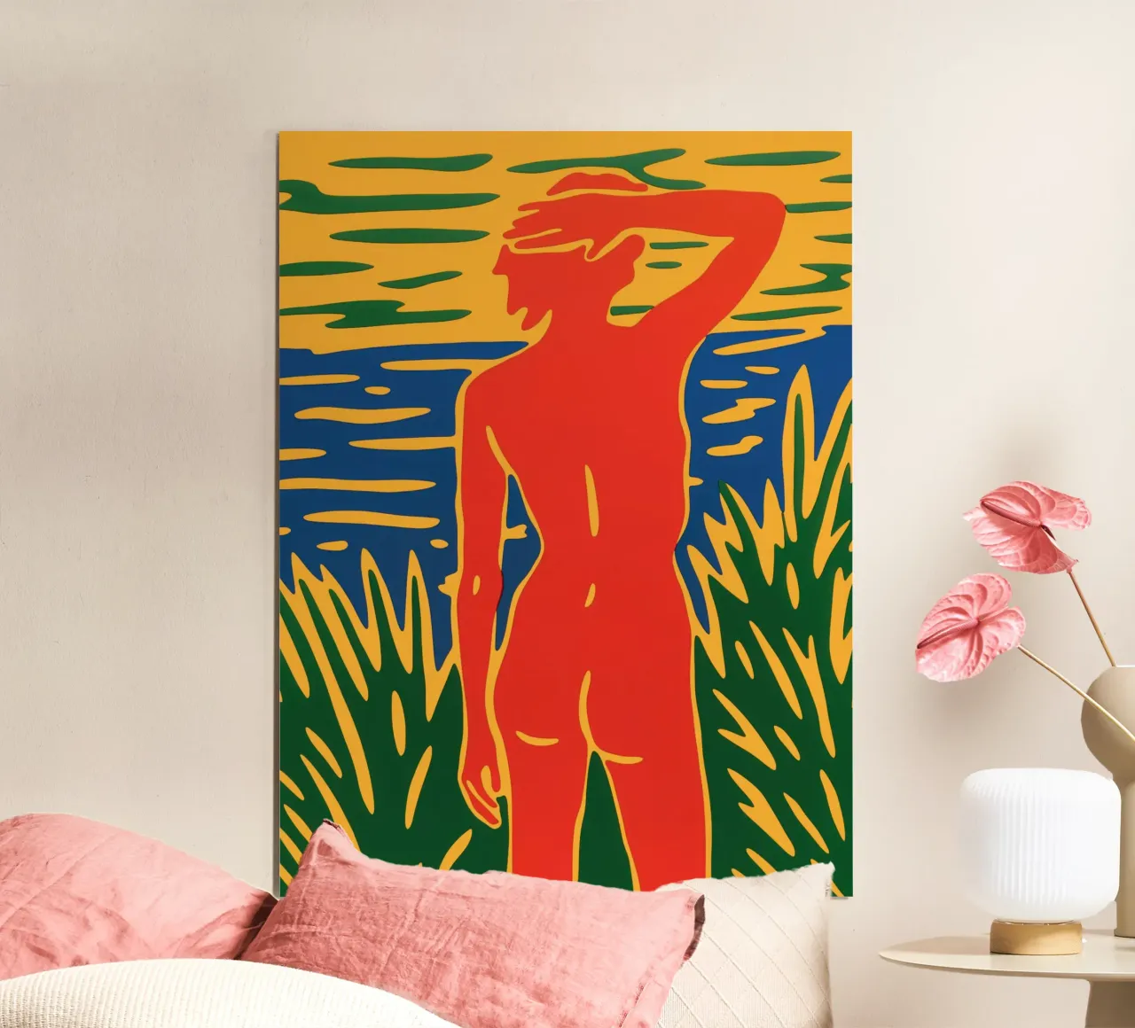 Morgens am FKK Strand | Maritimes Motiv poster da Autofocus