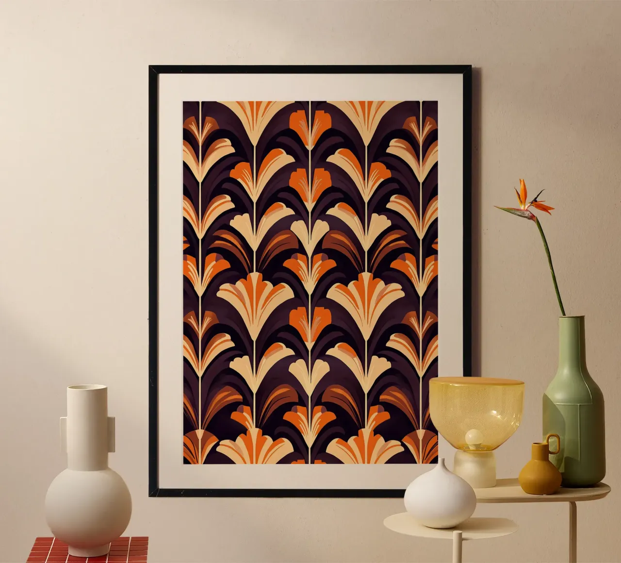 Art Deco "Echoes of the Roaring Twenties" carta hahnemühle da Nikis Art Studio