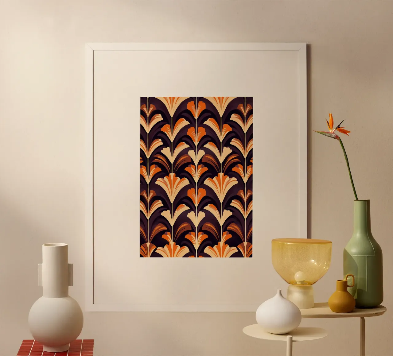 Art Deco "Echoes of the Roaring Twenties" carta hahnemühle da Nikis Art Studio