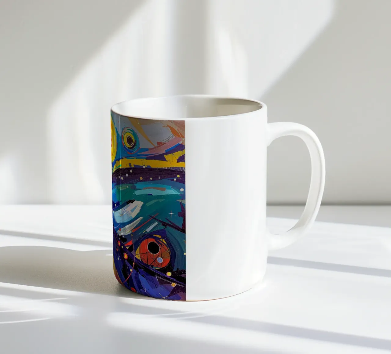Abstract_BTC tazza in ceramica da Crypto_Jungle