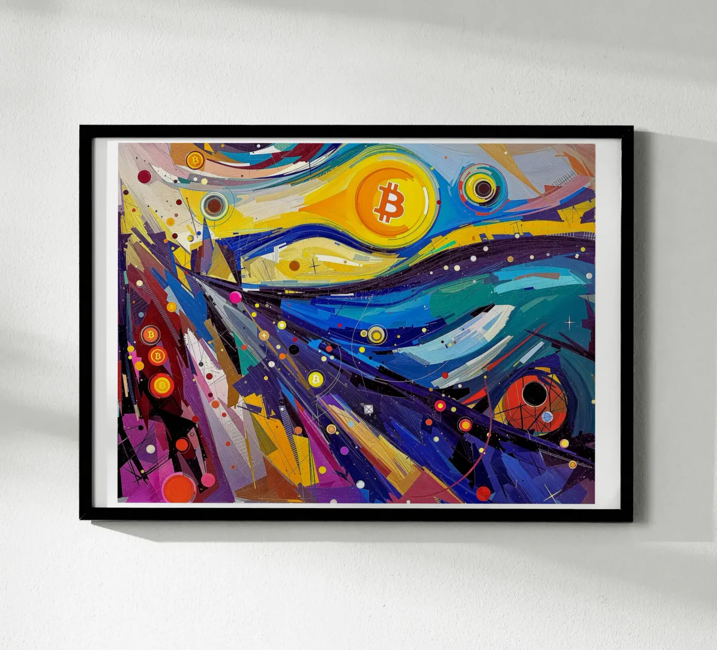 Abstract_BTC poster by Crypto_Jungle