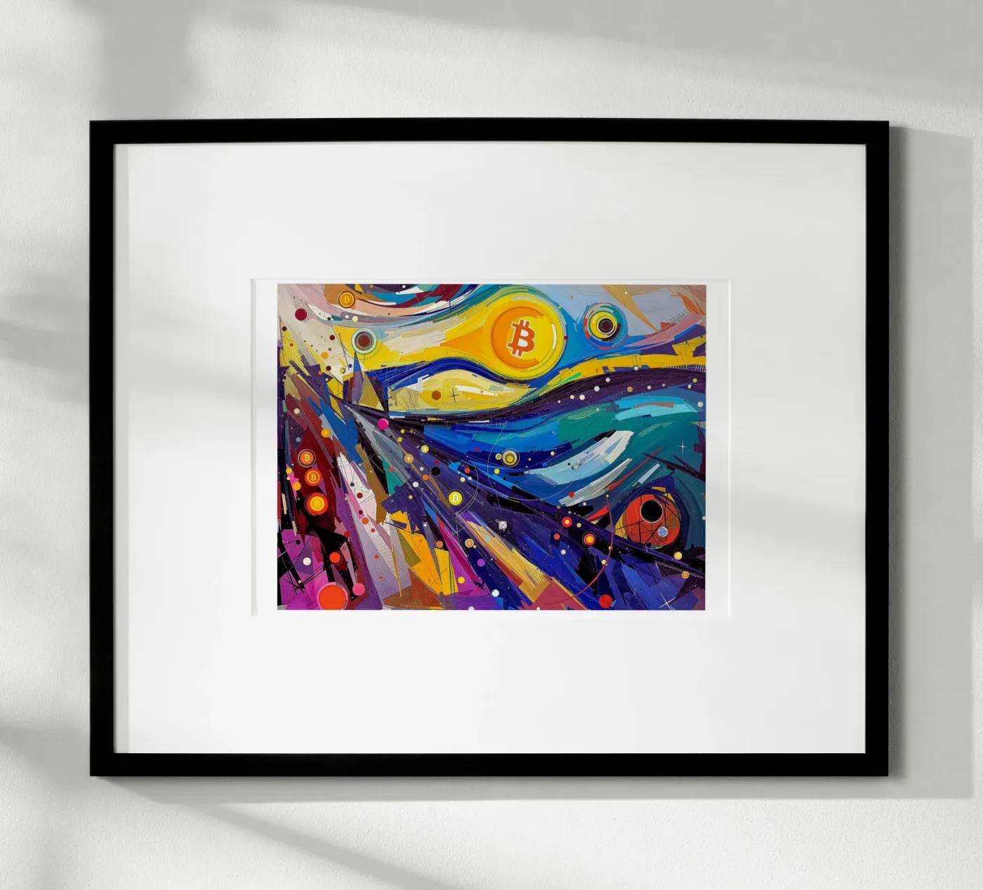 Abstract_BTC poster by Crypto_Jungle