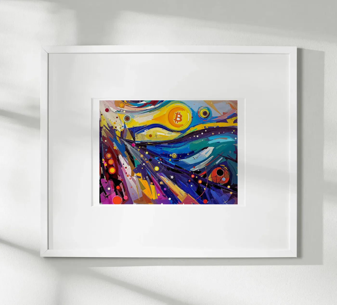 Abstract_BTC poster by Crypto_Jungle