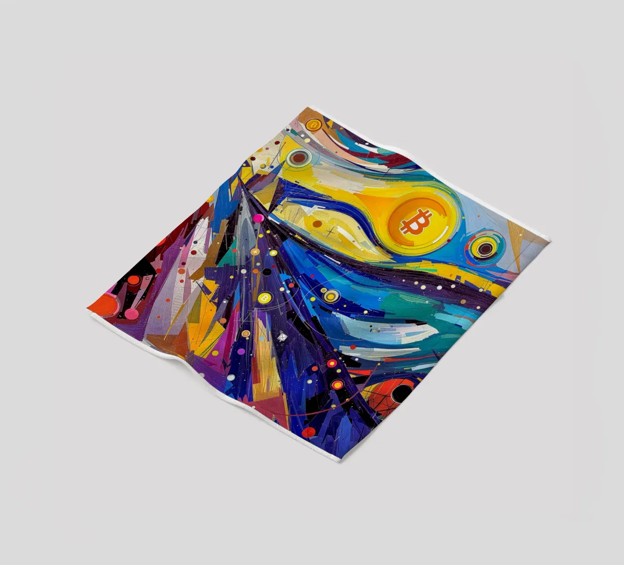 Abstract_BTC coperta in pile da Crypto_Jungle