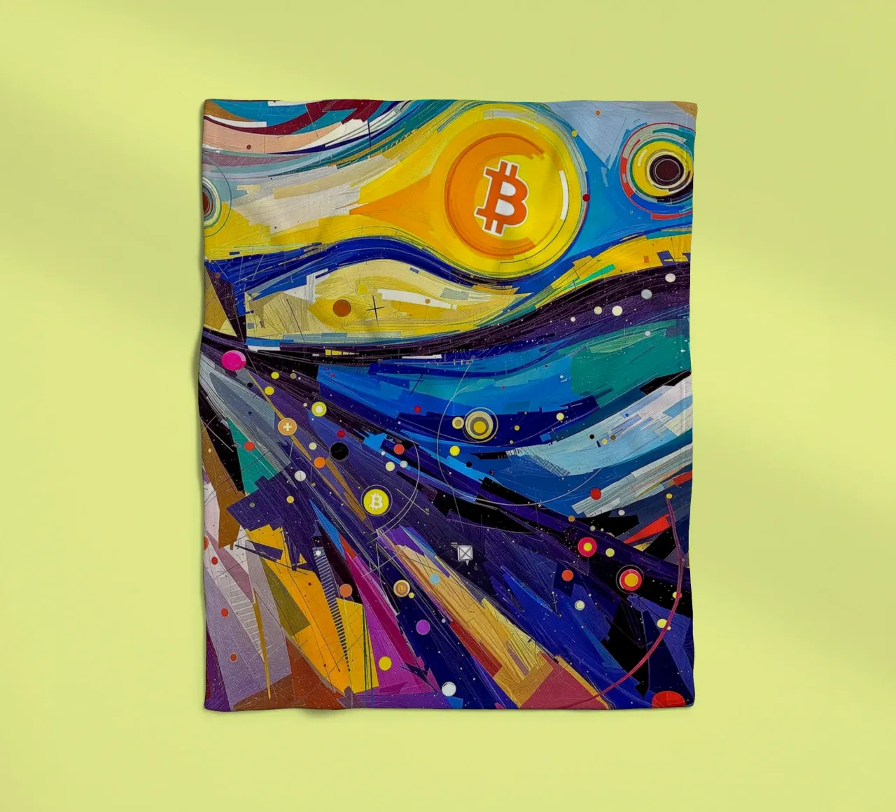 Abstract_BTC coperta in pile da Crypto_Jungle