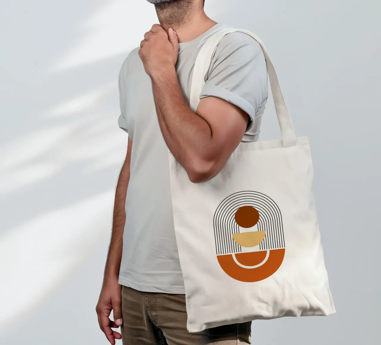 Boho Minimalista Moderno Semplice borsa in juta da YSV MINIMALIST