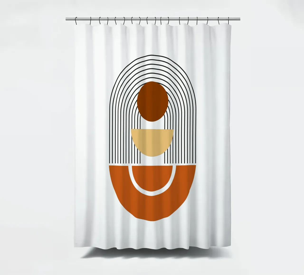Boho Minimalista Moderno Semplice tenda da doccia da YSV MINIMALIST