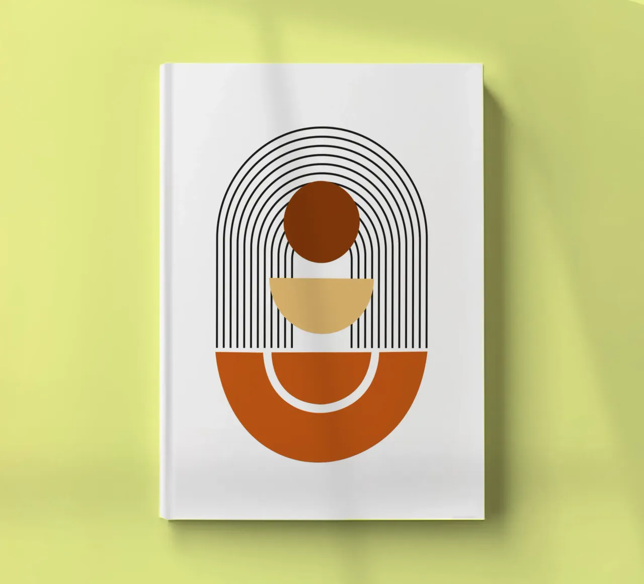 Boho Minimalist Modern Simple notebook by YSV MINIMALIST
