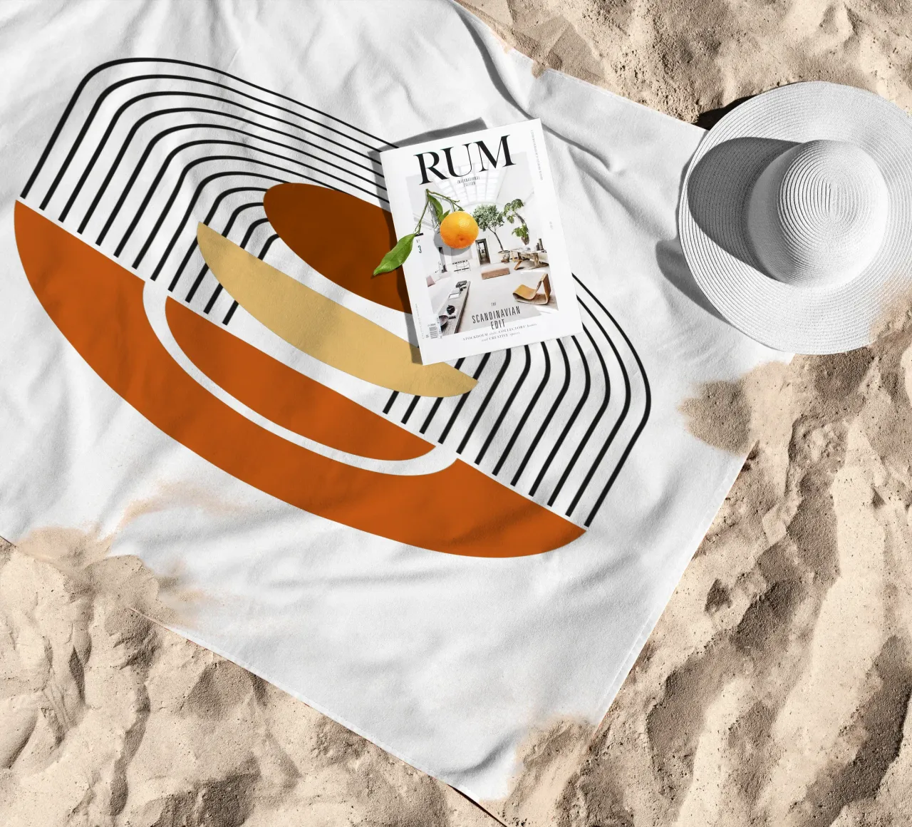 Boho Minimalista Moderno Semplice telo mare da YSV MINIMALIST
