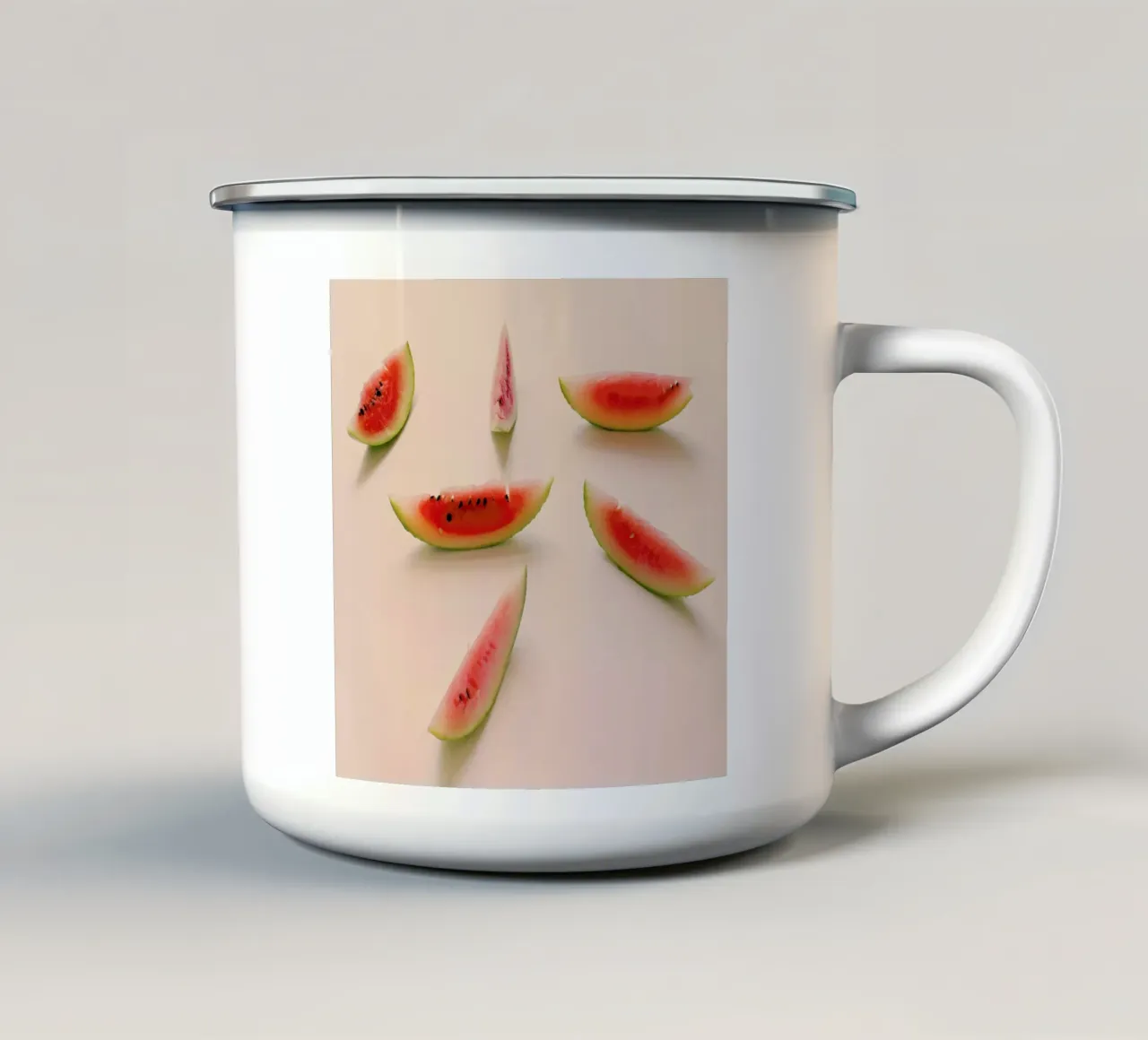 Angurie I tazza in smalto da Elena Veronese