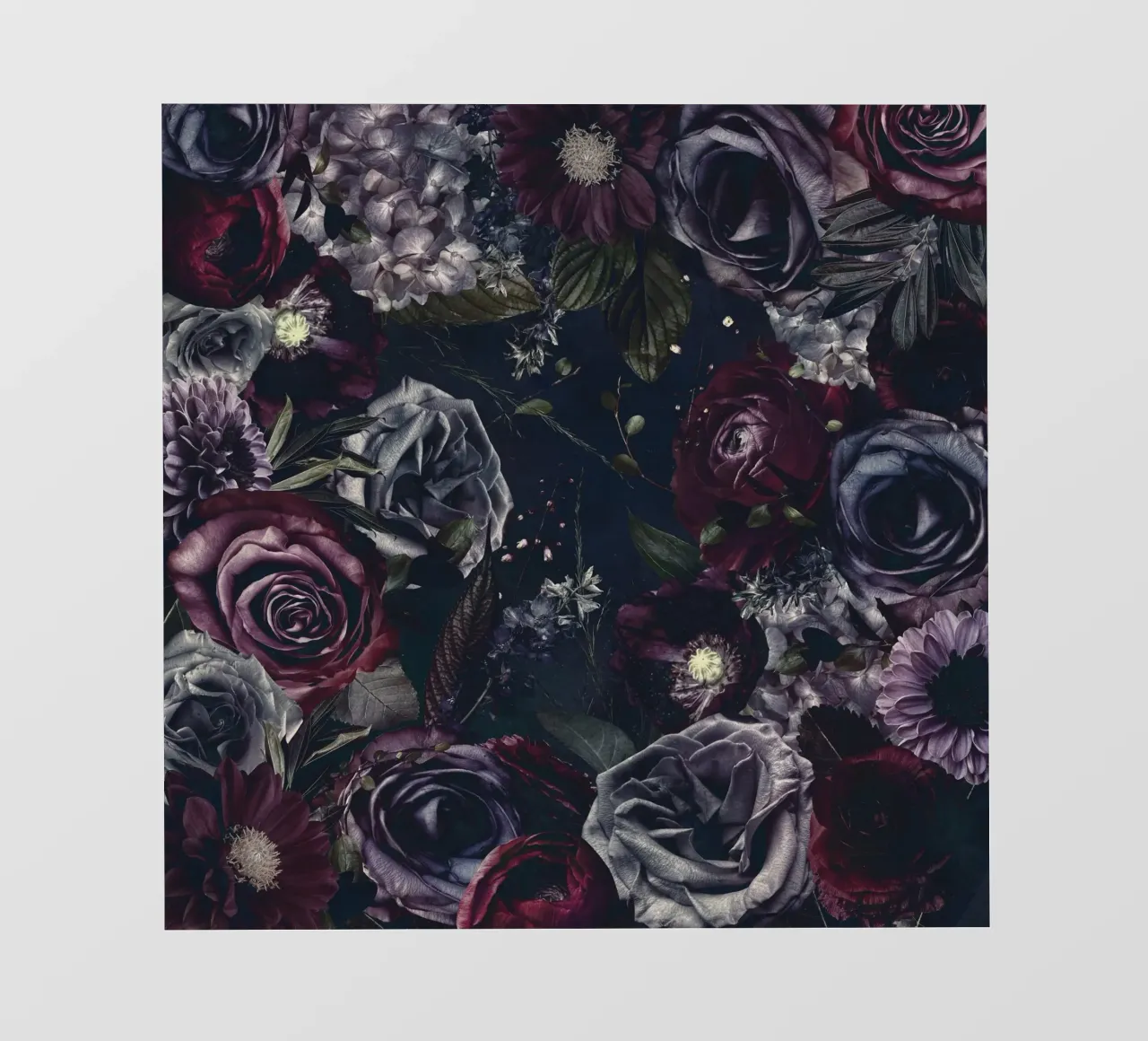 Mystic Gothic Winter Flowers Garden photo wallpaper by Flower Garden - Uta Naumann