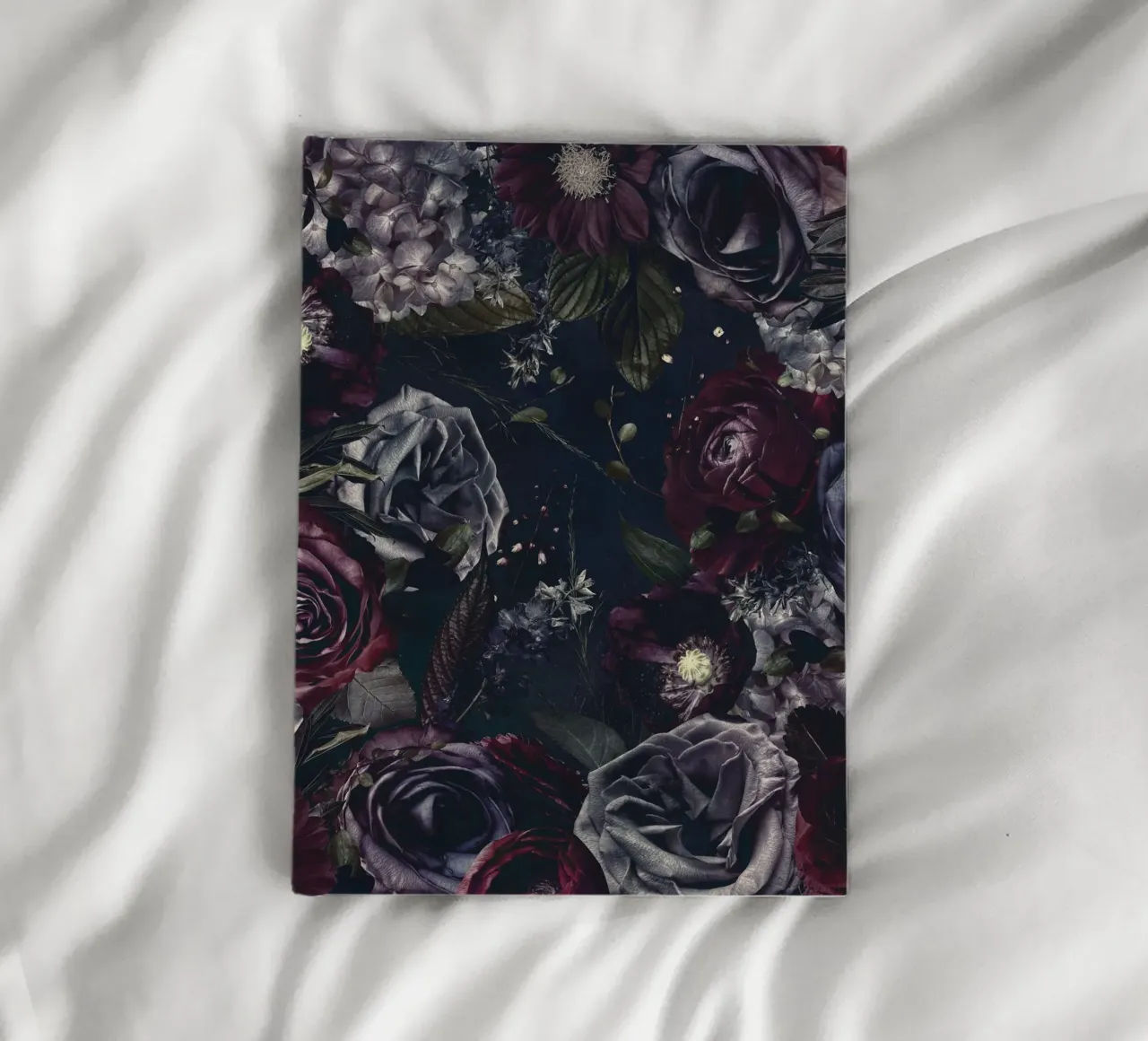 Mystic Gothic Winter Flowers Garden notebook by Flower Garden - Uta Naumann