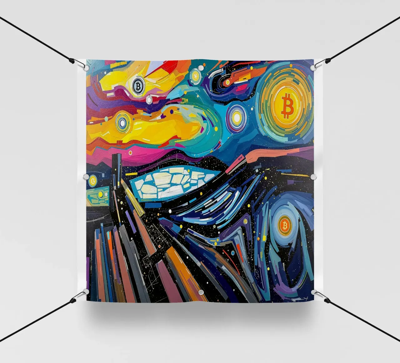 Abstract_III_BTC pvc cover by Crypto_Jungle