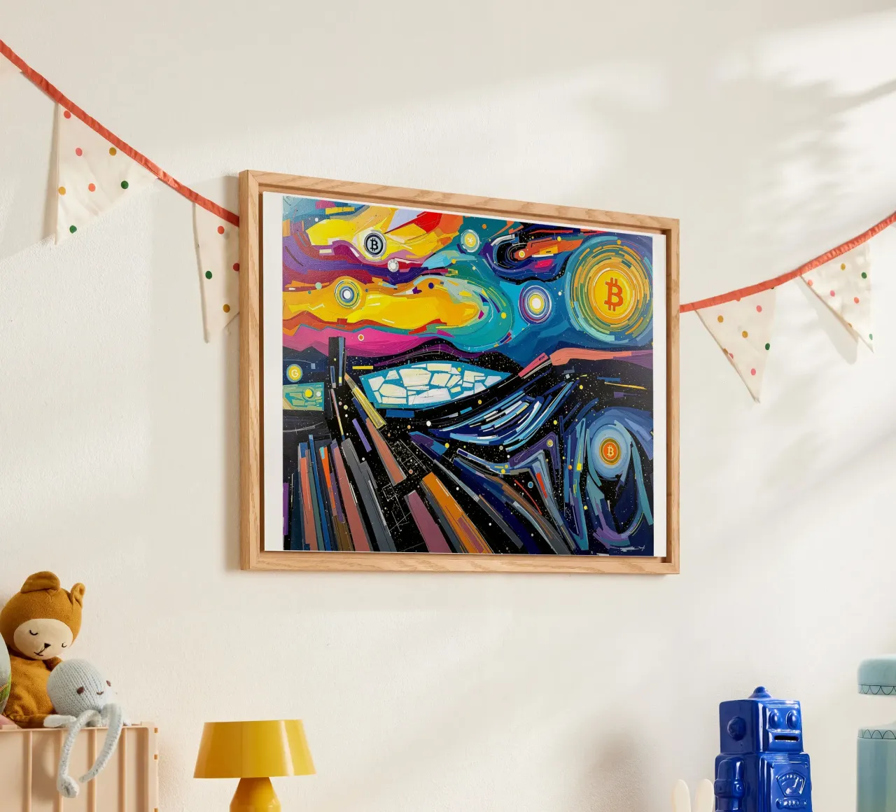 Abstract_III_BTC plexiglass da Crypto_Jungle