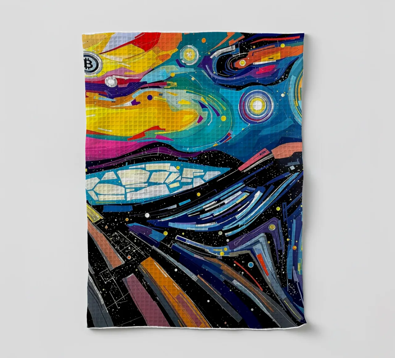 Abstract_III_BTC canovaccio da cucina da Crypto_Jungle