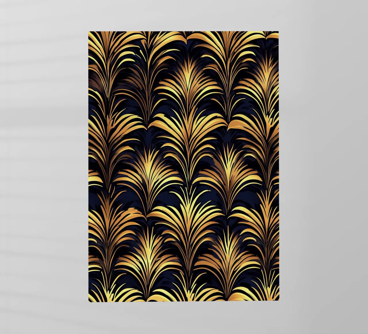 Art Deco "Golden Arches of Time" pellicola backlit da Nikis Art Studio