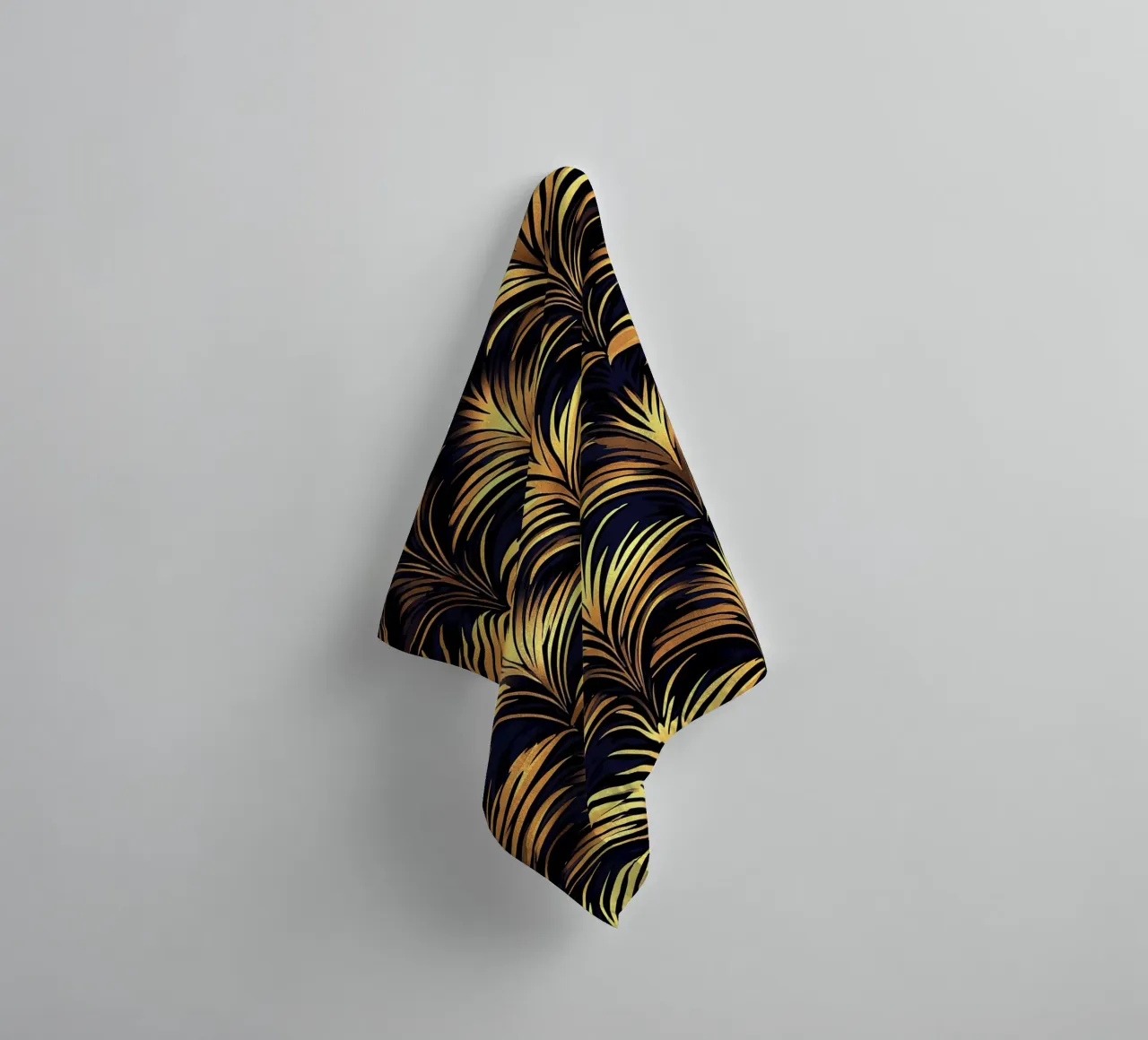Art Deco "Golden Arches of Time" asciugamano da bagno da Nikis Art Studio