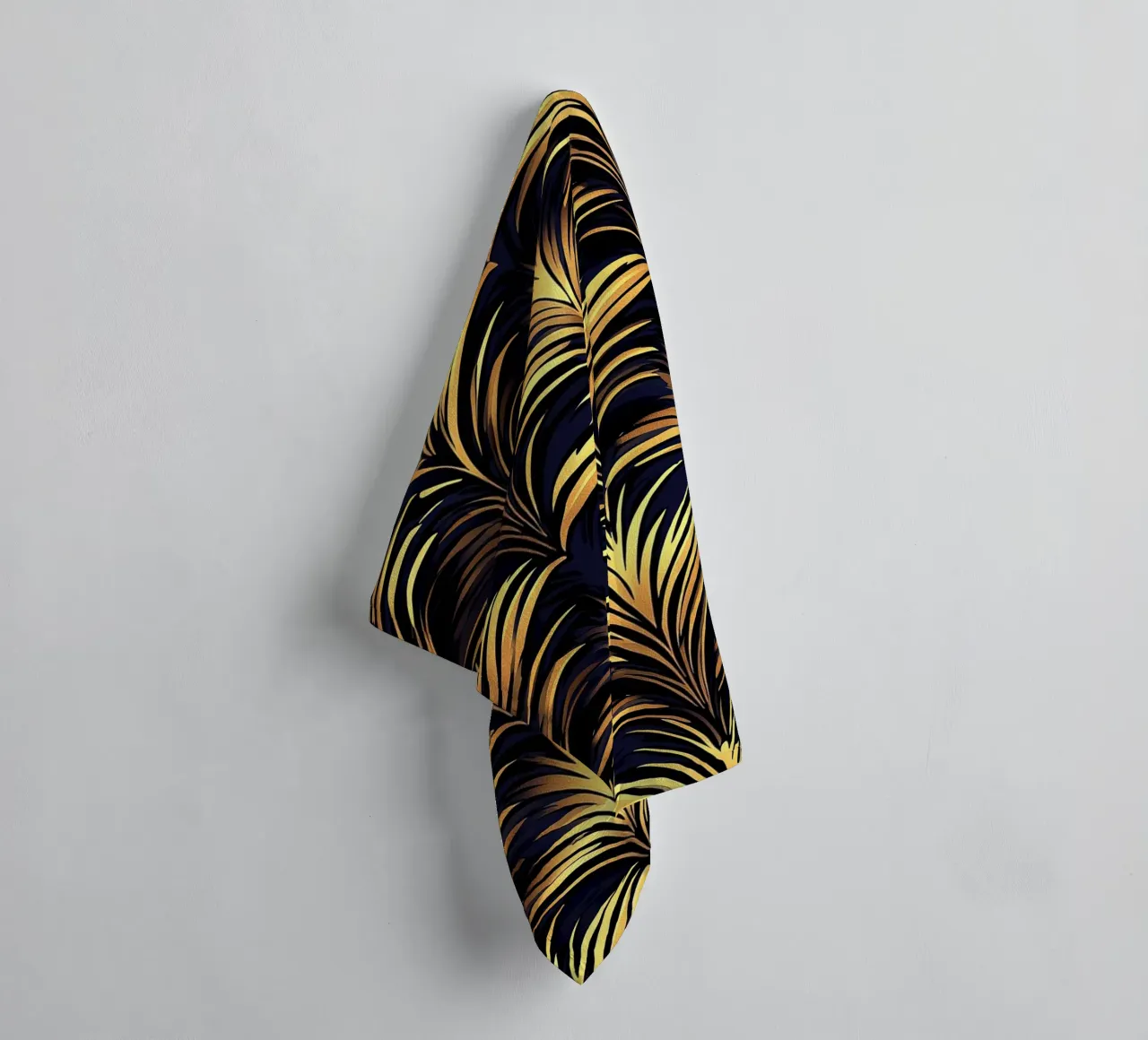 Art Deco "Golden Arches of Time" asciugamano da bagno da Nikis Art Studio