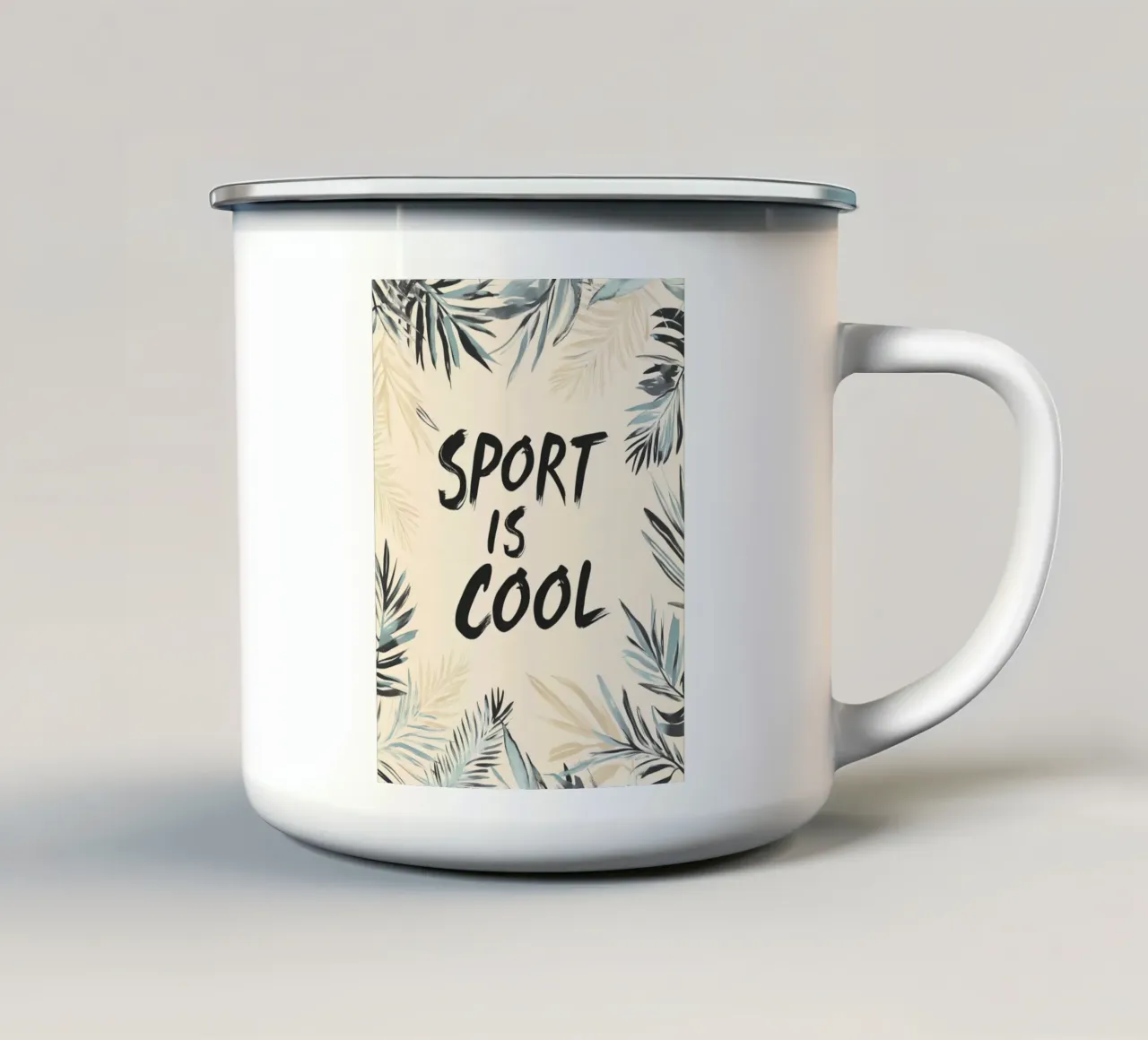 Sport Is Cool No 2 tazza in smalto da treechild