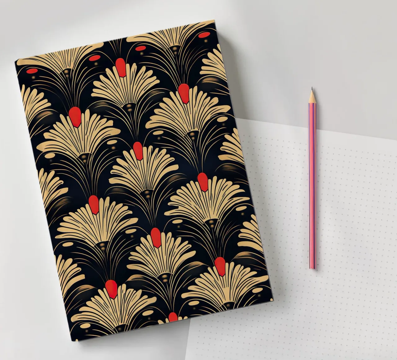 Art Deco Notizbuch von Nikis Art Studio