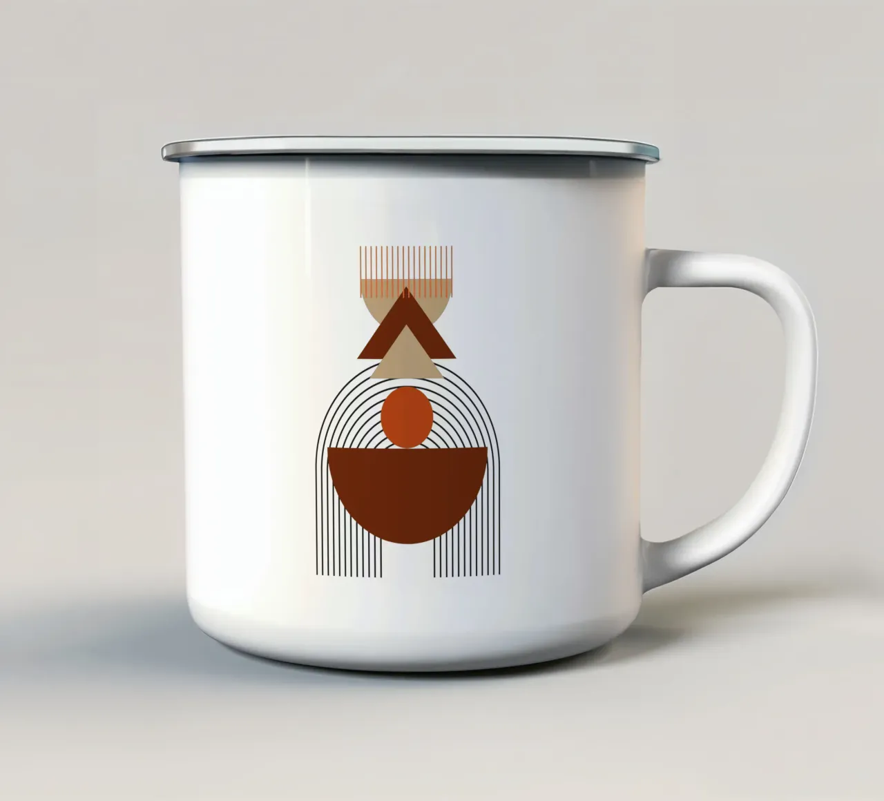 Boho Minimalista Moderno Semplice tazza in smalto da YSV MINIMALIST
