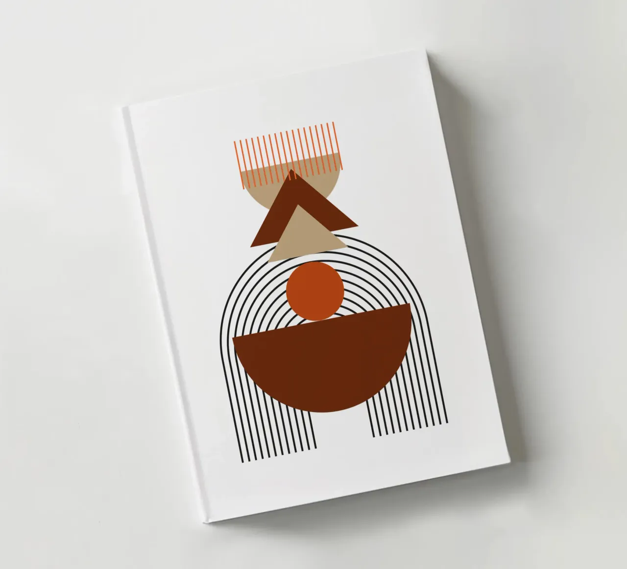 Boho Minimalist Modern Simple notebook by YSV MINIMALIST
