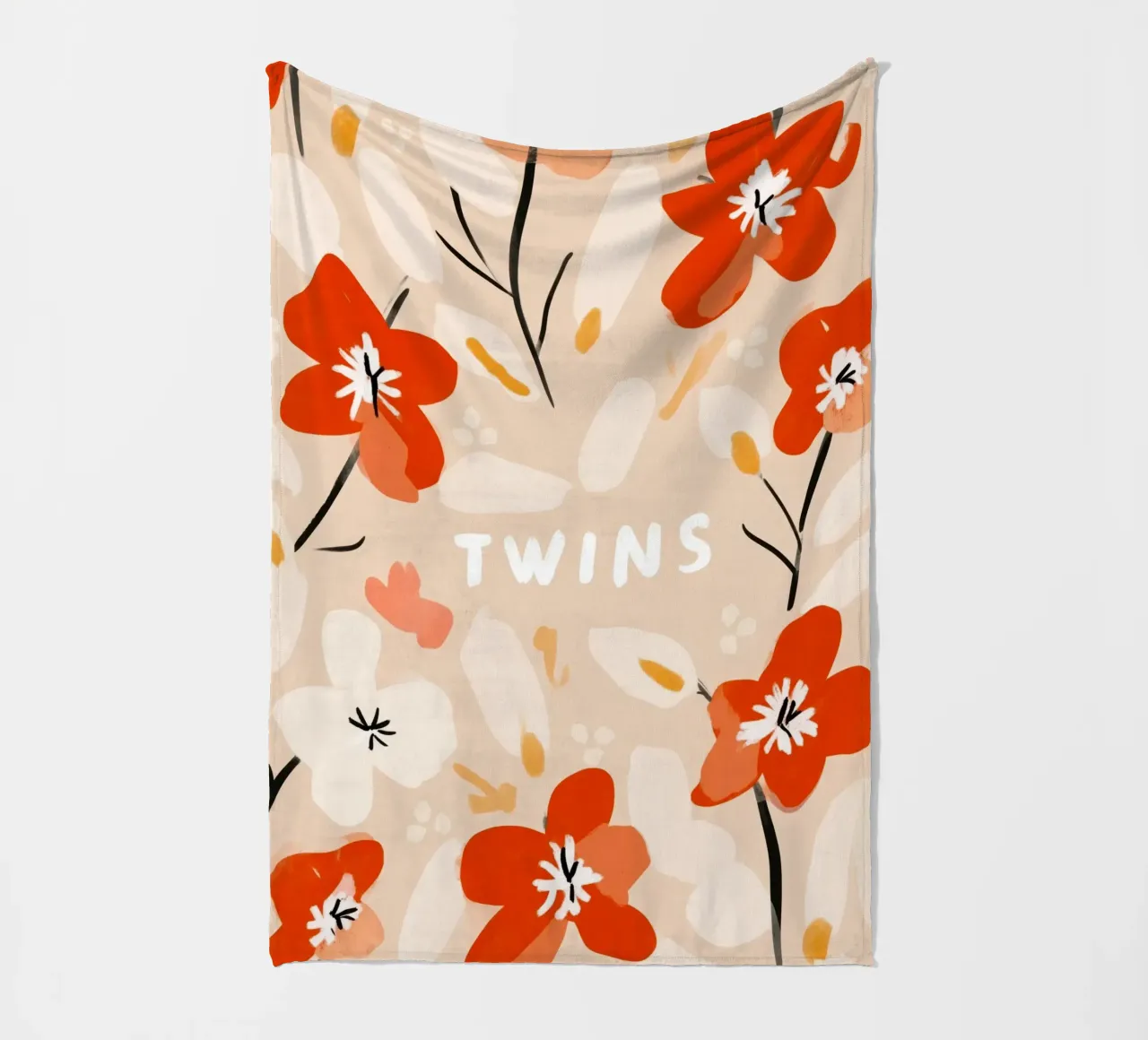 Twins No 5 coperta in pile da treechild