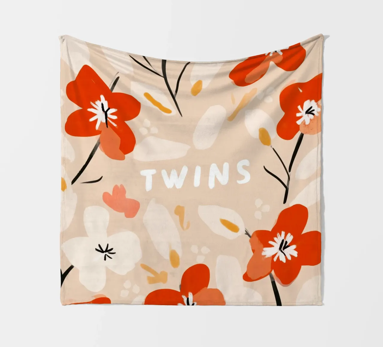 Twins No 5 coperta in pile da treechild