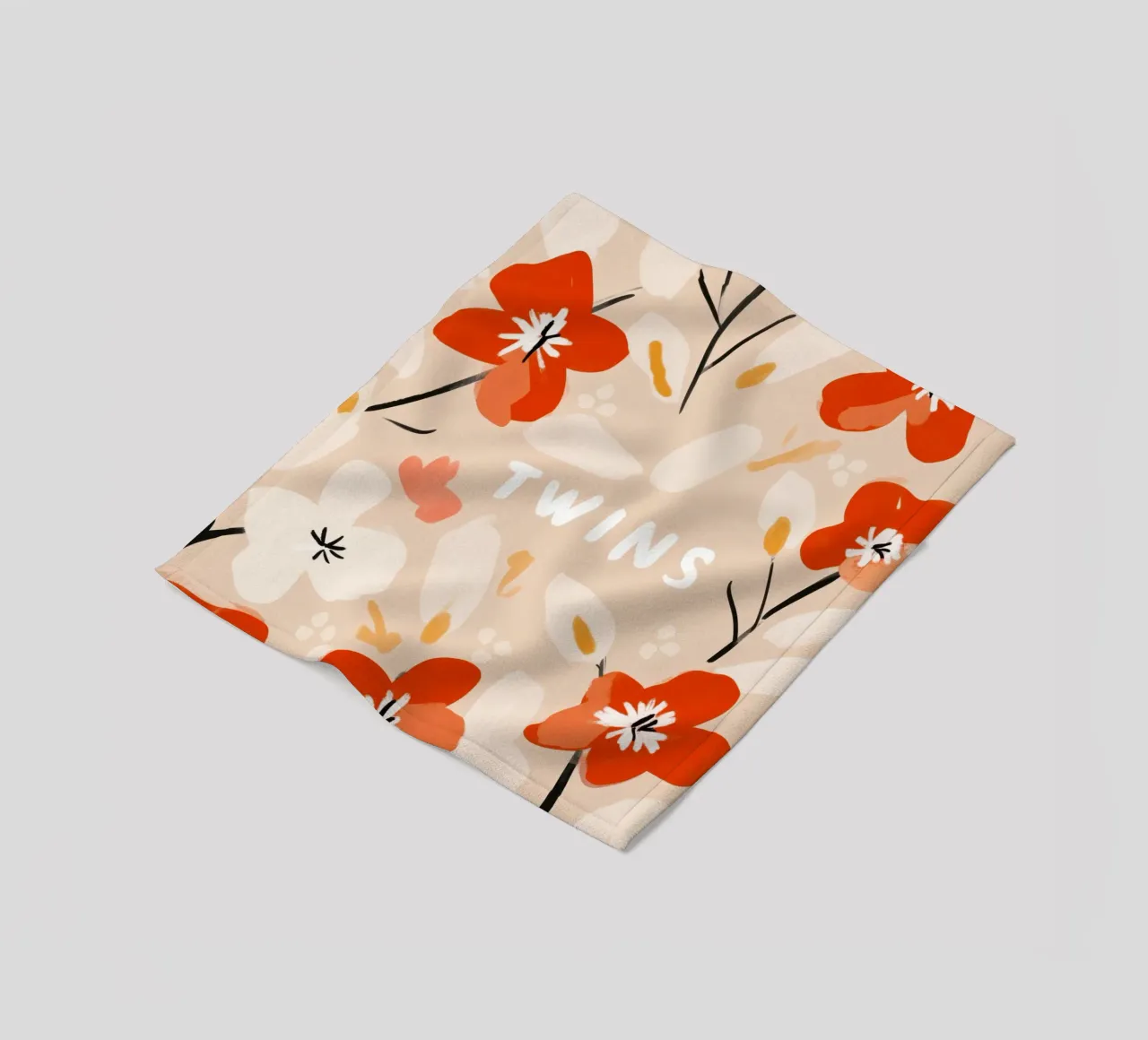 Twins No 5 coperta in pile da treechild