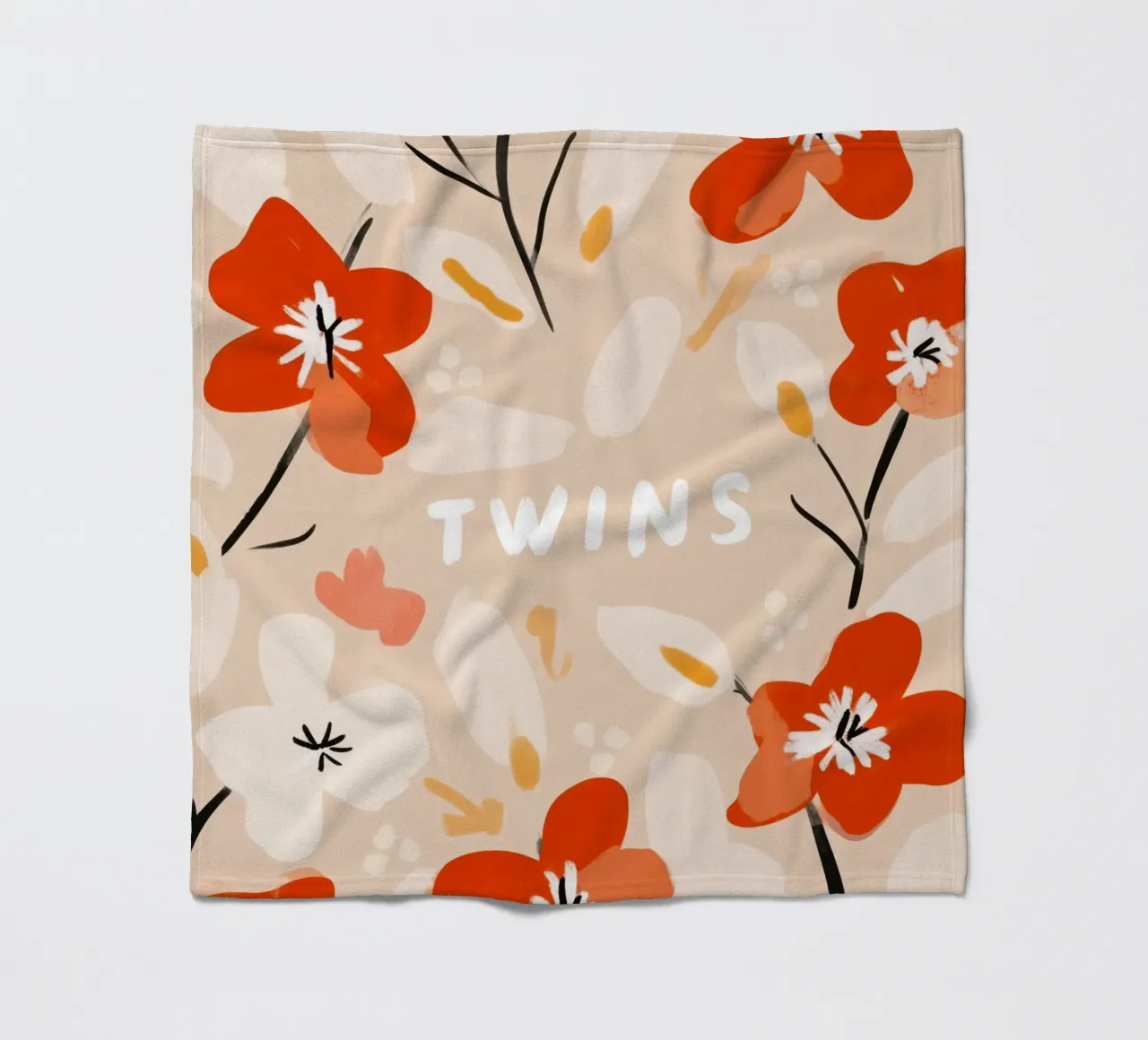 Twins No 5 coperta in pile da treechild