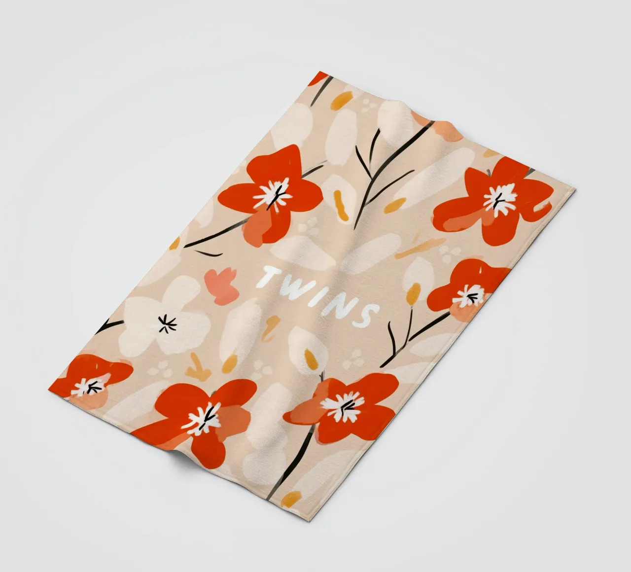 Twins No 5 coperta in pile da treechild