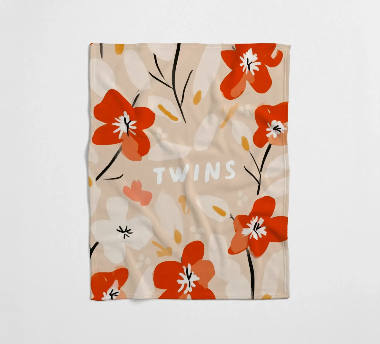Twins No 5 coperta in pile da treechild